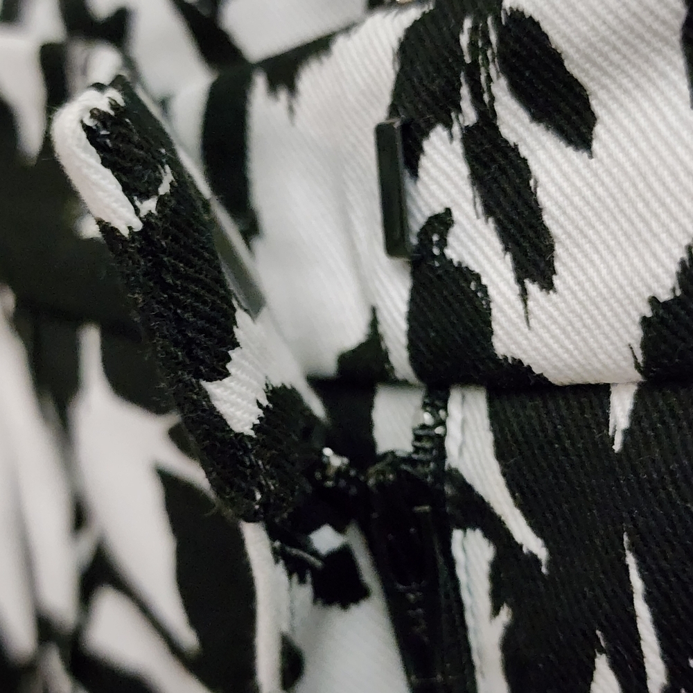 Adam Lippes Printed Cotton-Blend Straight Leg Flared Pants Work Wear Quit Luxury - Picture 7 of 16
